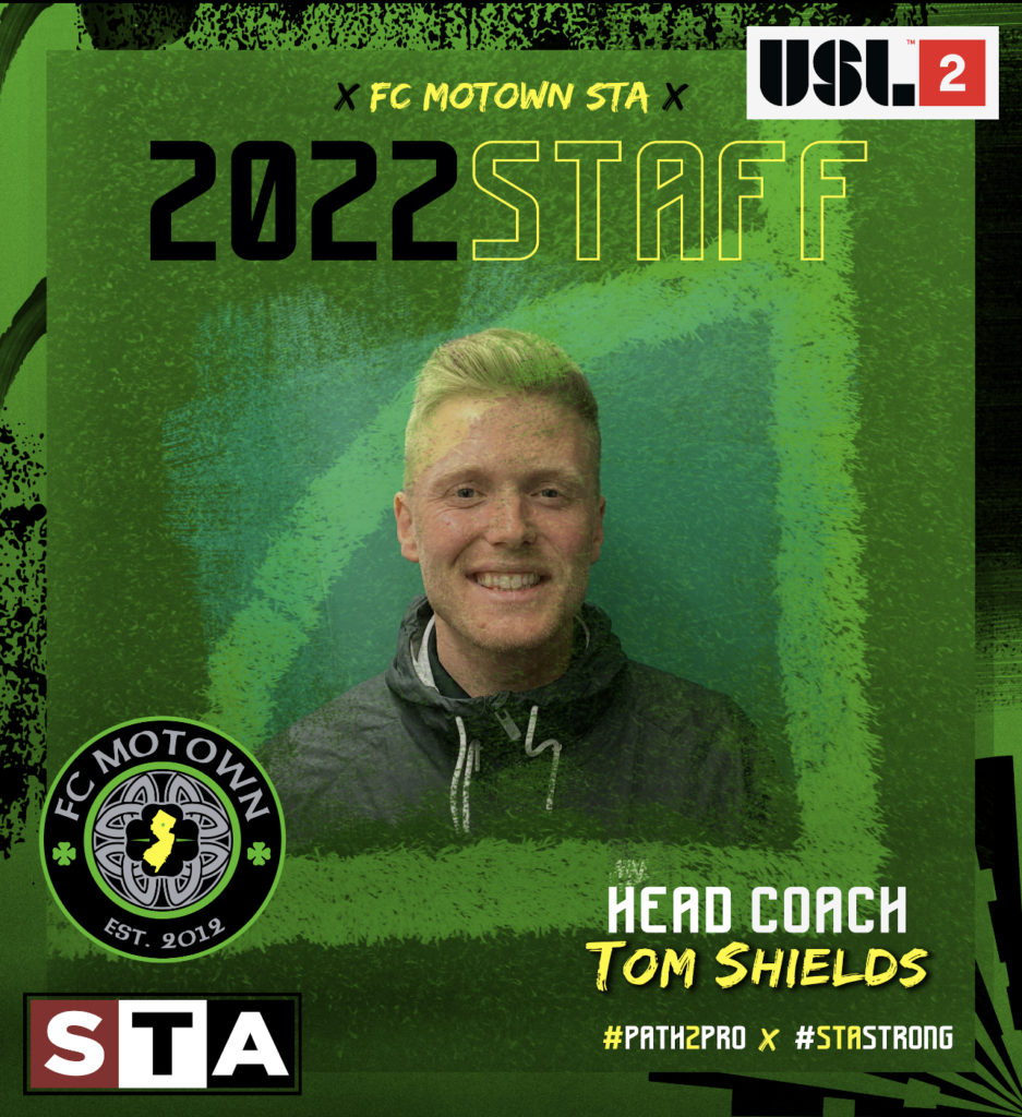 Shields Named As Usl2 Head Coach As Fc Motown Sta Staff Announced Sta Soccer