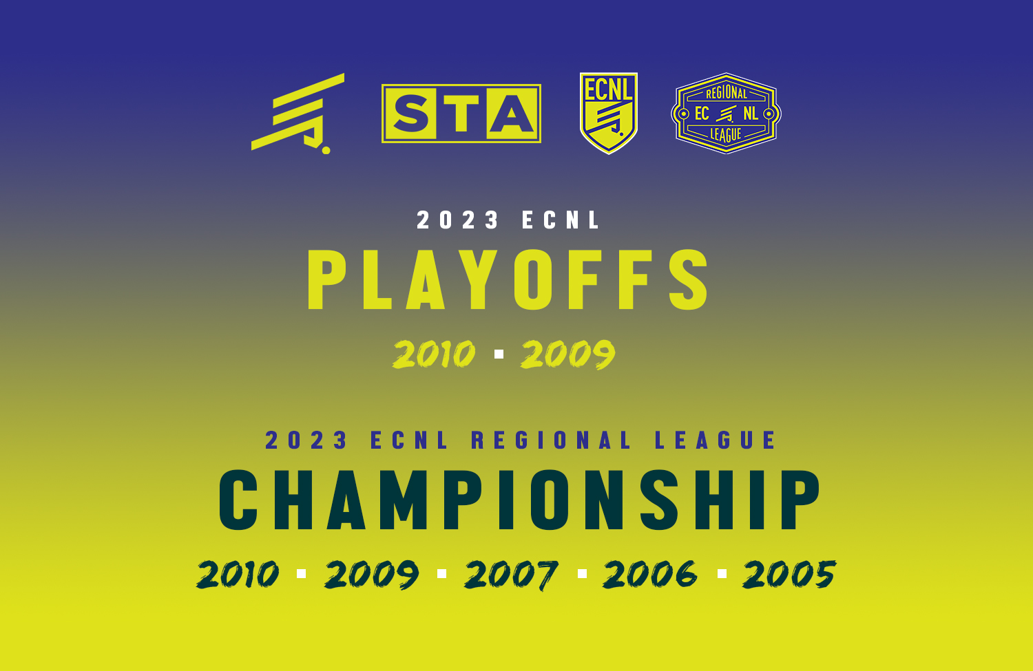 2023 ECNL & ECRL Postseason Qualification STA Soccer